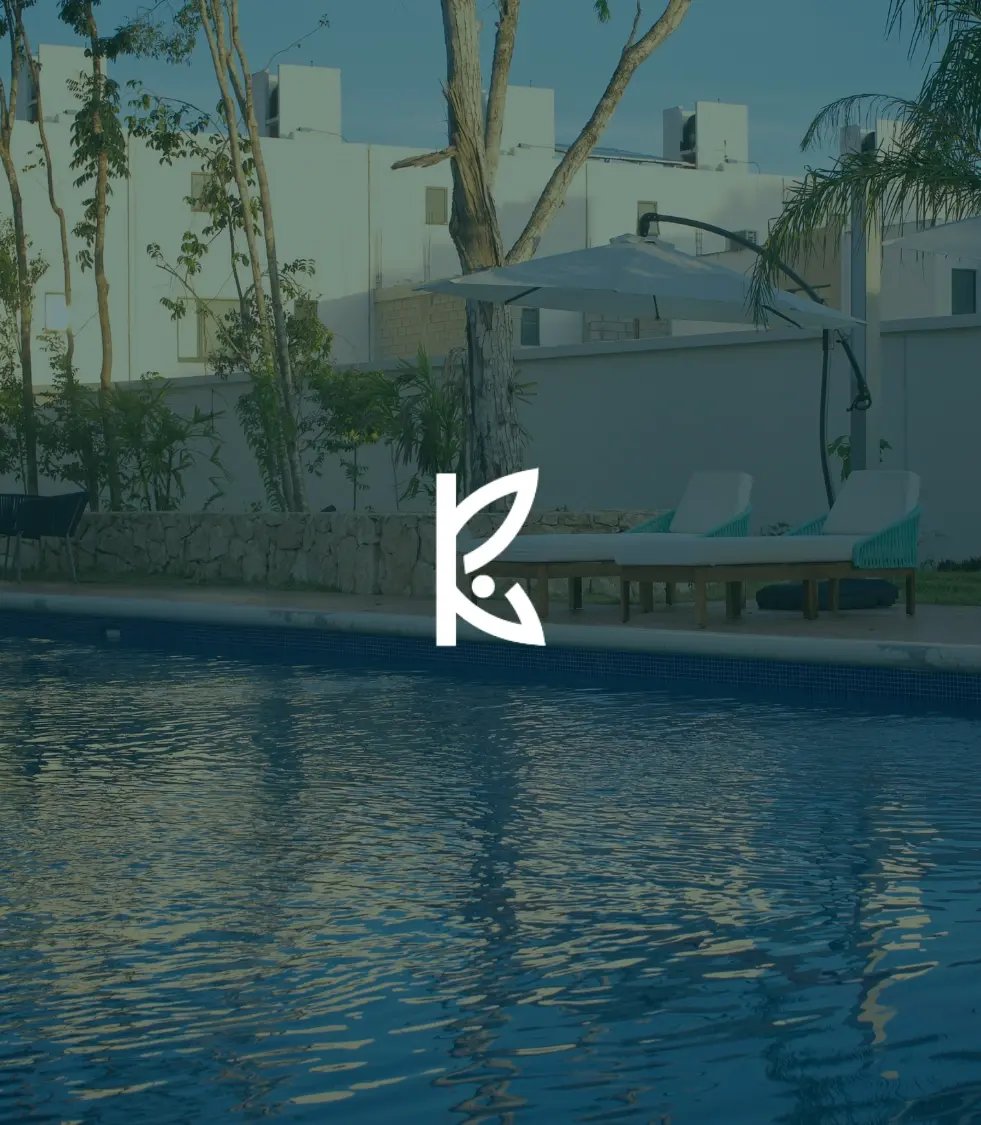 Alberca de casas en venta Playa del Carmen - Aukena