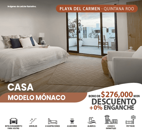 BALI Playa del Carmen modelo Monaco
