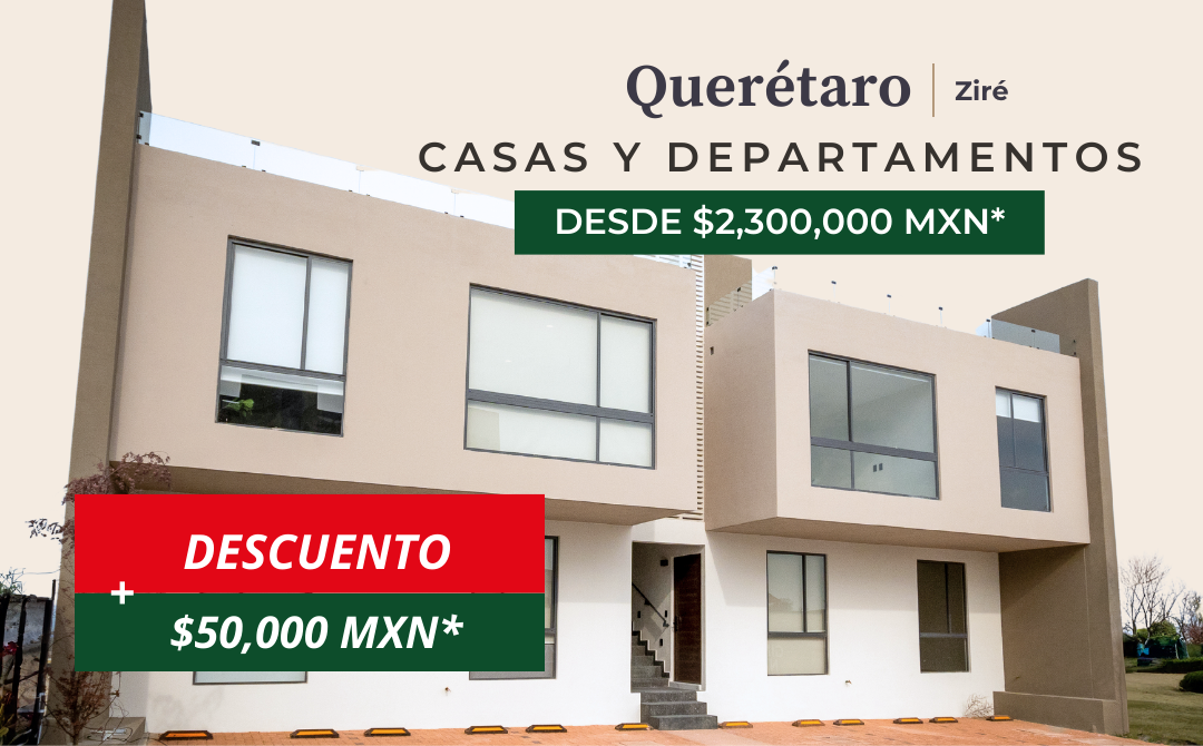 Bonza, casas y departamentos en Querétaro